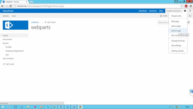 Add an app to create a document repository